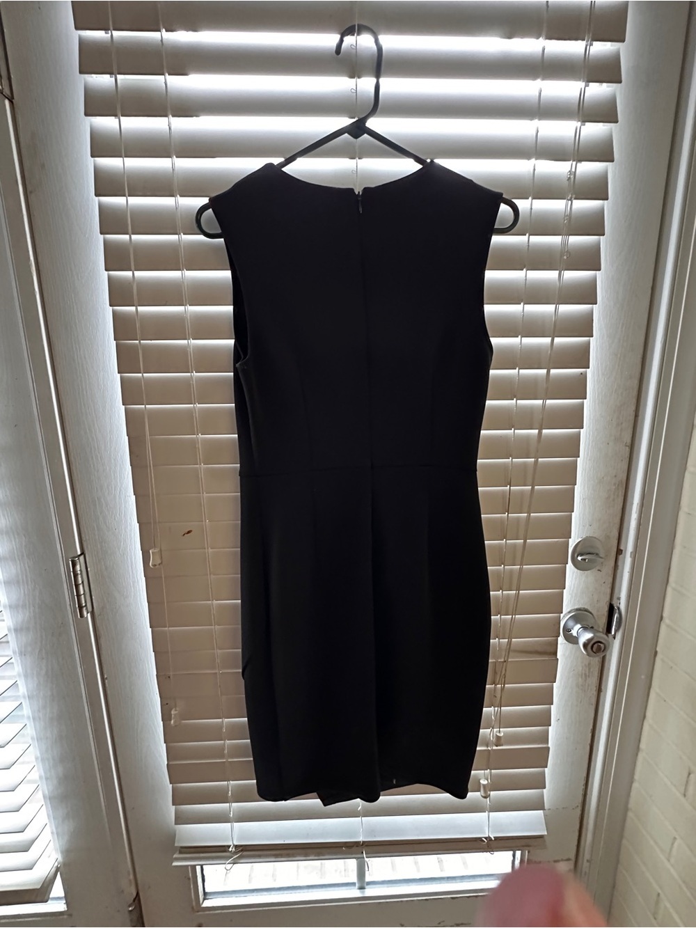 Guess Black Sleeveless Sheath Dress with Eyelet Accents - Picture 4 of 6